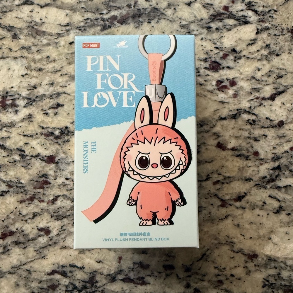 Authentic Labubu Pin for love plush pendant N-Z